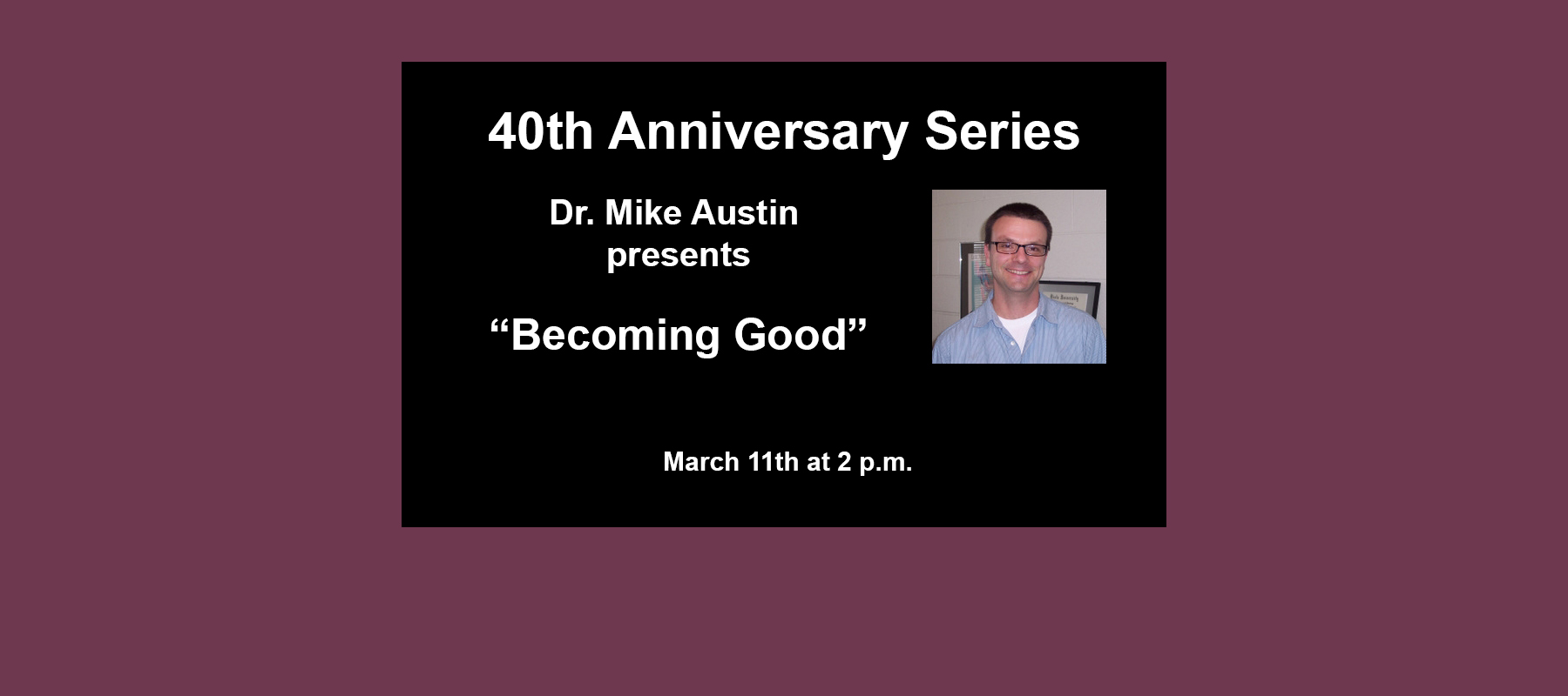 Becoming Good