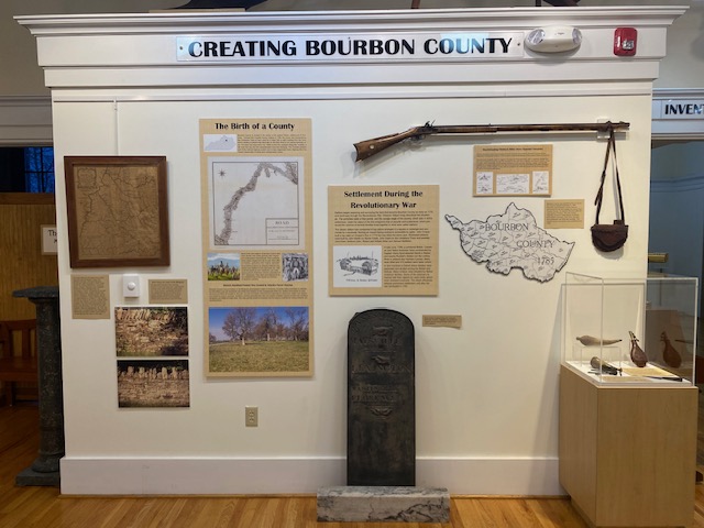 Creating Bourbon County exhibit wall