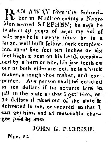 Runaway Slaves, Apprentices and Wives